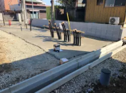 キュービクル配管立ち上げ